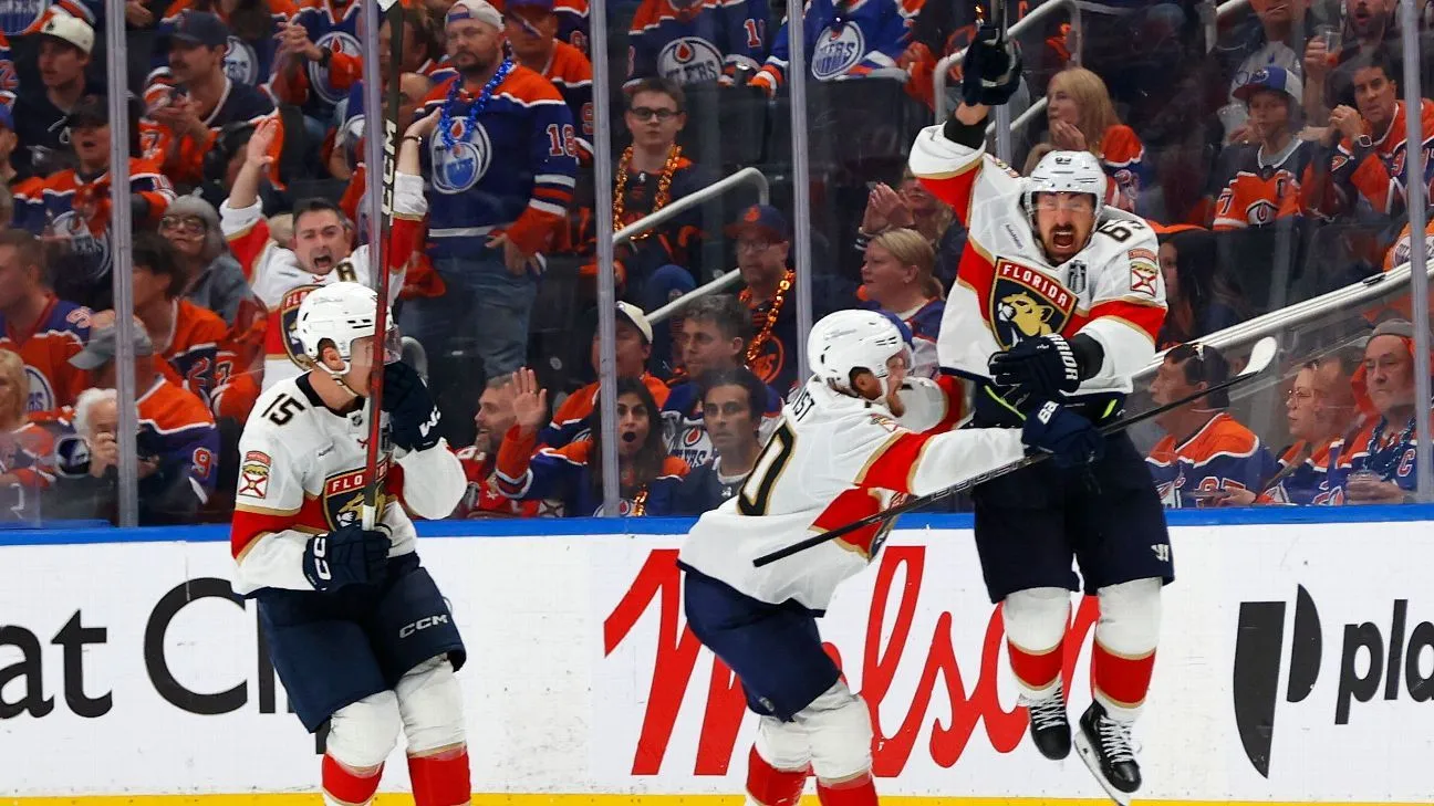 Marchand Cetak Gol Penentu 2OT Saat Florida Seimbangkan Final